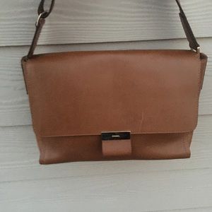 Gerald Darel Tan Leather purse bag handbag